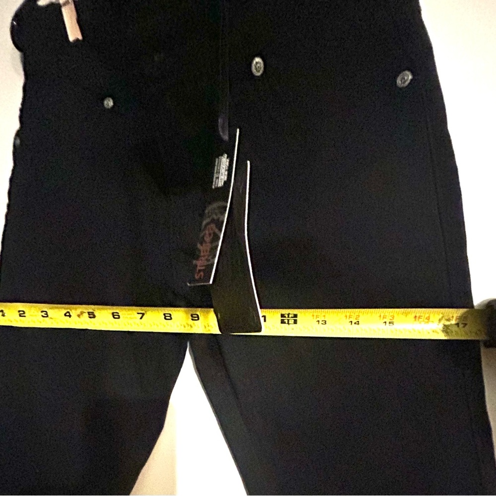The D Denim Black Straight leg stretchy soft cotton denim jeans women’s size 3 - Picture 7 of 9